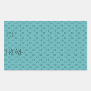 Etiqueta de Presente das Estrelas de Aqua