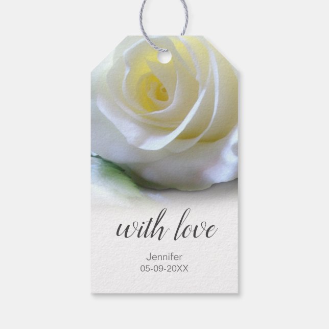 Etiqueta de Presente de Aniversário Feliz (Verso)