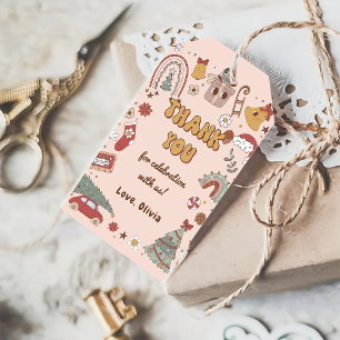 Etiqueta de presente de aniversário para Groovy no