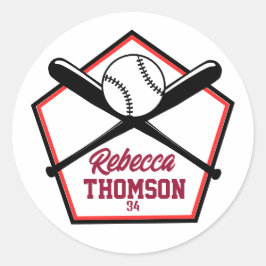 Etiqueta de Presente de Baseball para Presentes In