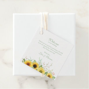 Etiqueta de Presente de Boas-Vindas de Casamento R
