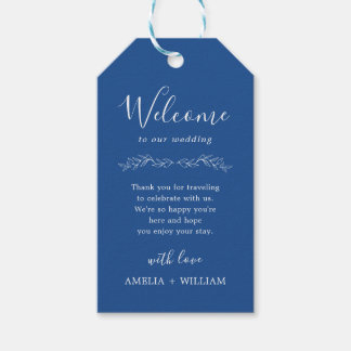 Etiqueta de Presente de Boas-Vindas para Casamento