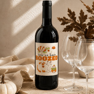 Etiqueta de presente de Boo de Halloween