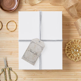 Etiqueta de Presente de Casamento de Local Bordado