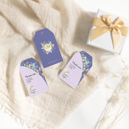 Etiqueta de Presente de Casamento Roxo da Lua Whim