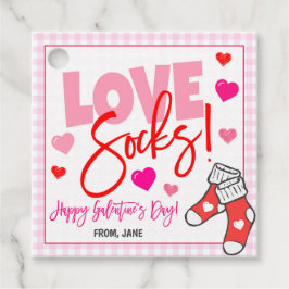 Etiqueta de Presente de Encaixe de namorados