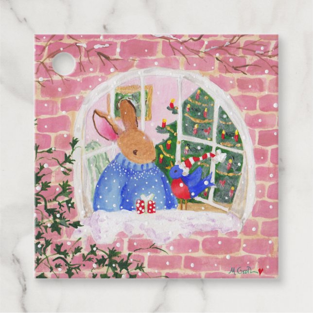 Etiqueta de presente de entrega especial (Frente)