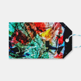 Etiqueta de presente de felicidade de plástico do 