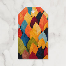 Etiqueta de Presente de Folha