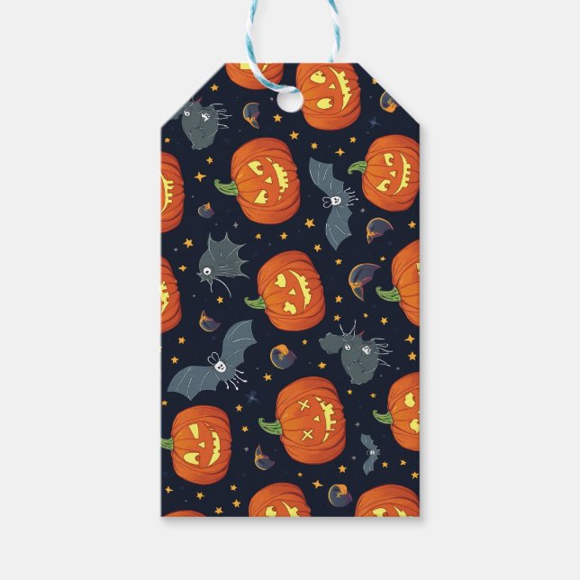 etiqueta de presente de halloween (Frente)