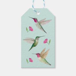 Etiqueta de Presente de Hummingbird da Anna