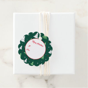 Etiqueta de presente de Natal
