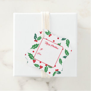 Etiqueta de presente de Natal