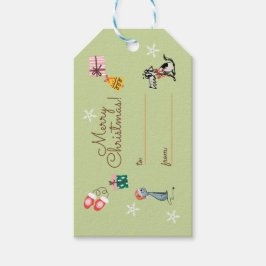 Etiqueta de presente de Natal