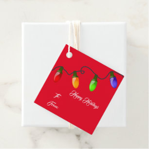 Etiqueta de presente de Natal