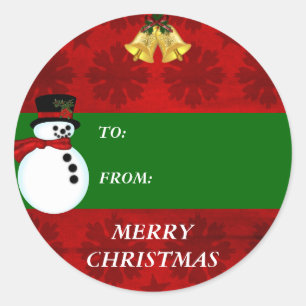 Etiqueta de presente de Natal