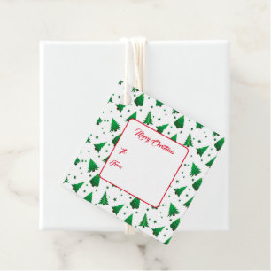 Etiqueta de presente de Natal