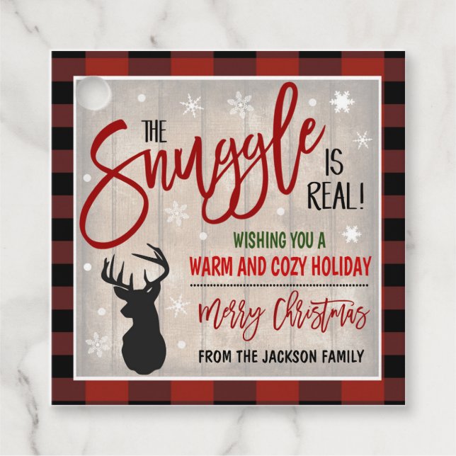 Etiqueta de presente de Natal (Frente)