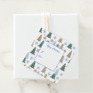 Etiqueta de presente de Natal