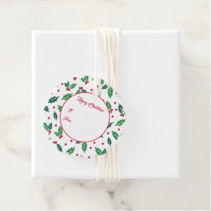 Etiqueta de presente de Natal