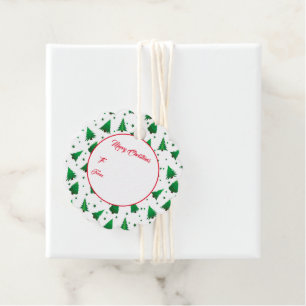 Etiqueta de presente de Natal