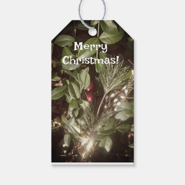 Etiqueta de presente de Natal (Frente)