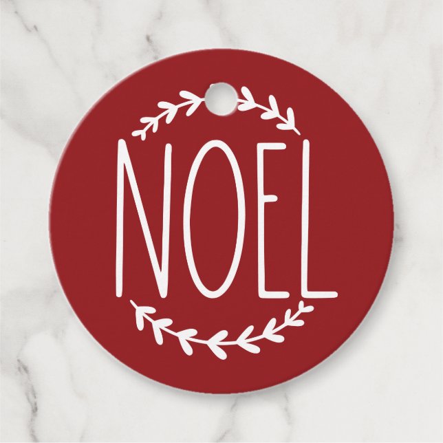 Etiqueta de Presente de Natal (Frente)
