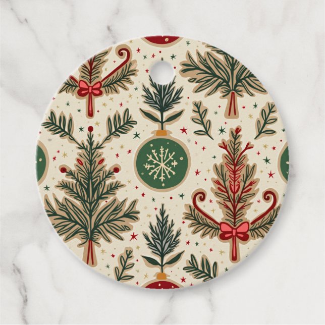 etiqueta de presente de natal (Frente)