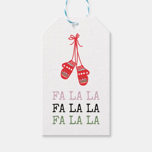 Etiqueta de presente de Natal. Etiqueta de Natal,  (Frente)