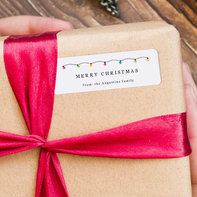Etiqueta De Presente De Natal, Favorecer Para Do V (Criador carregado)