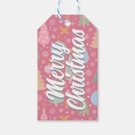 Etiqueta de presente de Natal feliz