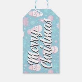 Etiqueta de presente de Natal feliz