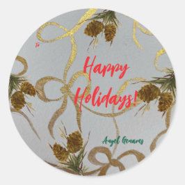 Etiqueta de presente de Natal/Feriado Personalizad