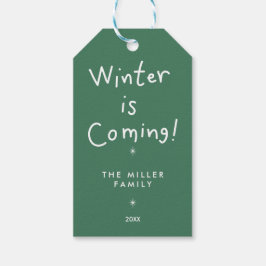 Etiqueta de presente de Natal - Festivo