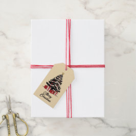 Etiqueta de presente de Natal para Papais noeis Re