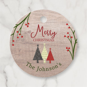 Etiqueta de Presente de Natal Personalizada