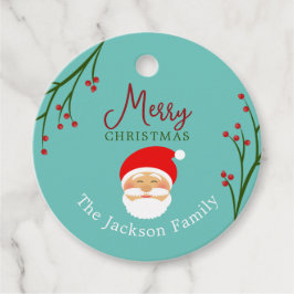 Etiqueta de presente de Natal personalizada