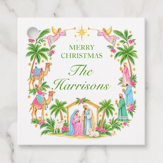 Etiqueta de Presente de Natal Personalizada (Frente)