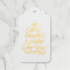 Etiqueta de presente de Natal simples