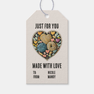 Etiqueta de presente de nome personalizado de tric