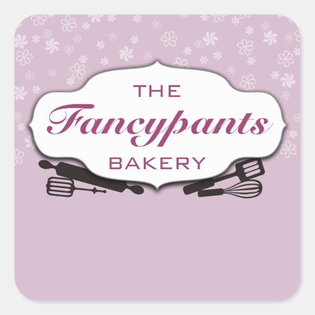 Etiqueta de presente de utensílios personalizados  (Frente)