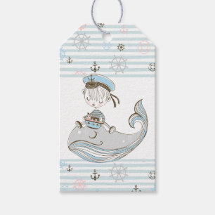 Etiqueta de Presente do Capitão Pequeno Rapaz