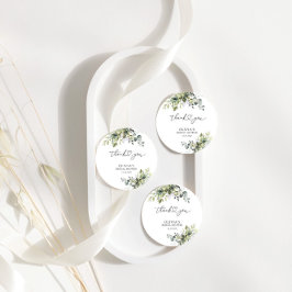 Etiqueta de Presente do Chá de panela Floral Eucal