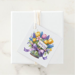 Etiqueta de Presente do Dia das Mães 