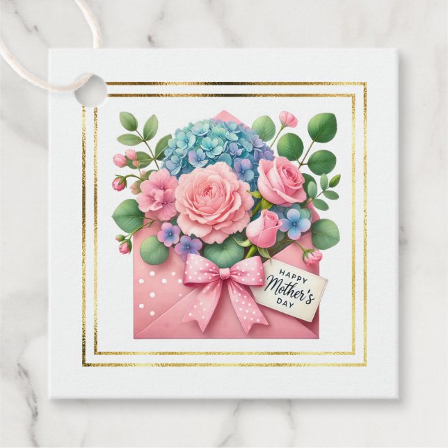 Etiqueta de Presente do Dia das Mães (Frente)