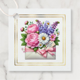 Etiqueta de Presente do Dia das Mães