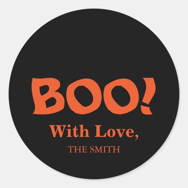 Etiqueta de Presente do Halloween (Frente)