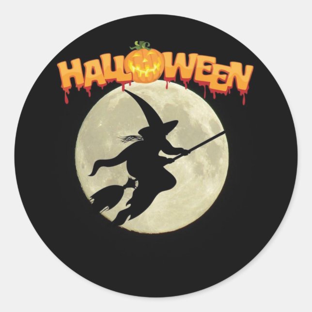 Etiqueta de Presente do Halloween (Frente)