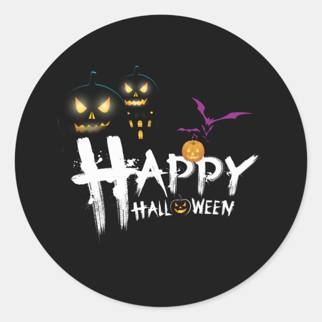 Etiqueta de Presente do Halloween (Frente)
