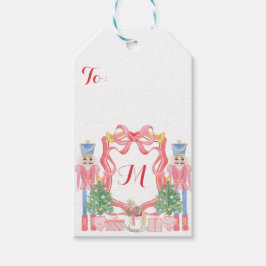 Etiqueta de presente do pregador de Natal personal